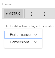 performance or conversion